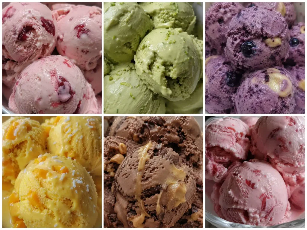 8 healthy ice cream recipes you can make at home made with real ingredients.