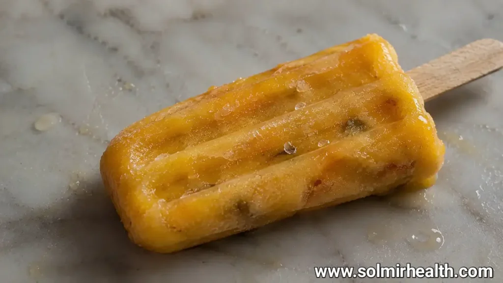 Easy homemade mango pineapple popsicles, tropical and refreshing