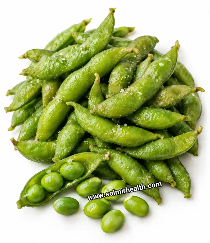Edamame beans as a protein-rich healthy snack