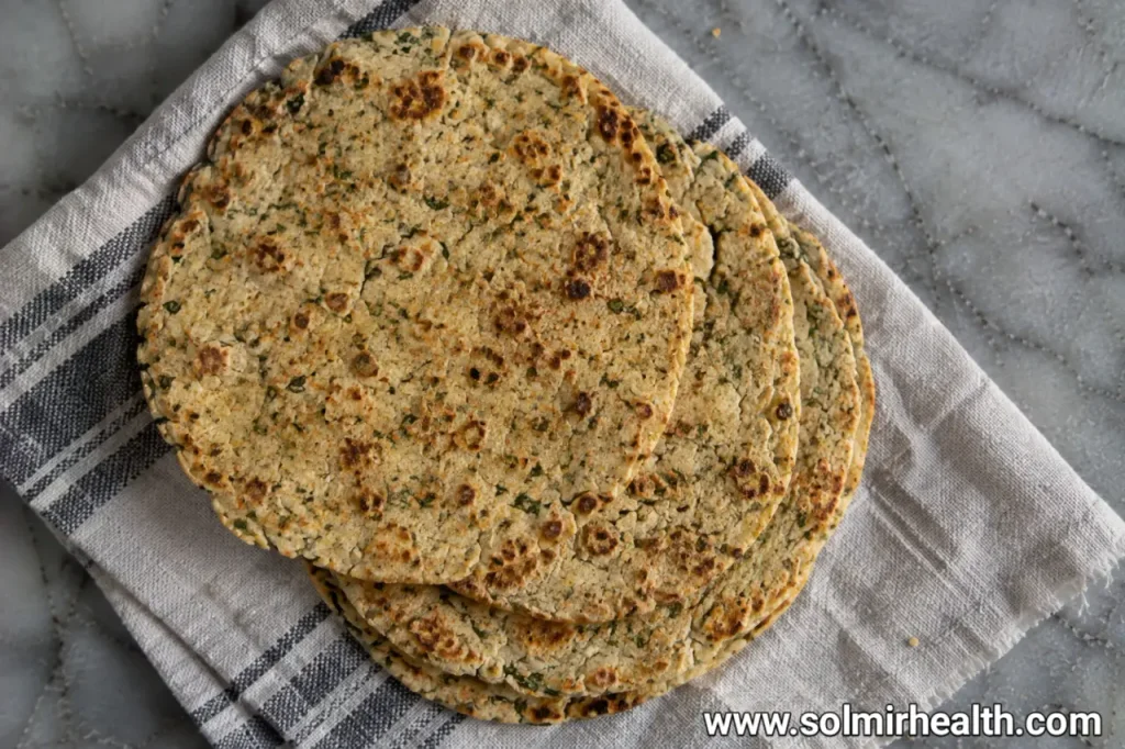 Soft and easy gluten-free cauliflower flatbread recipe