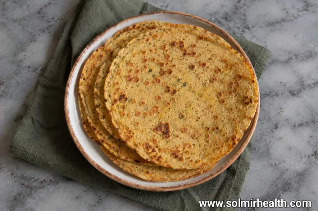 Easy gluten-free chickpea flour socca, soft and delicious