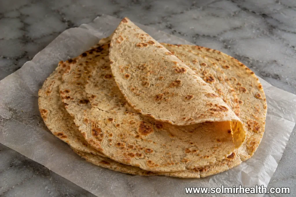 Soft gluten-free coconut flour wraps that are easy to make