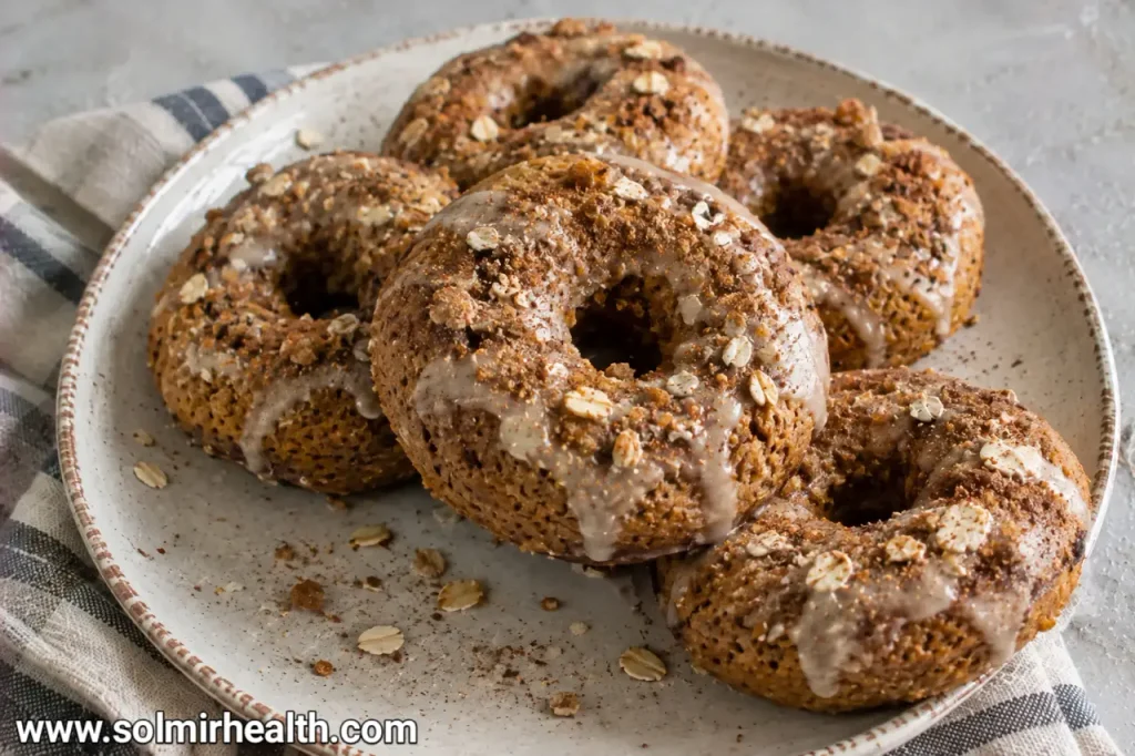 Healthy baked pumpkin spice donuts recipe