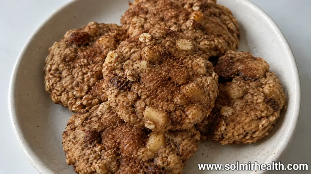 Healthy cinnamon breakfast cookies for on-the-go mornings
