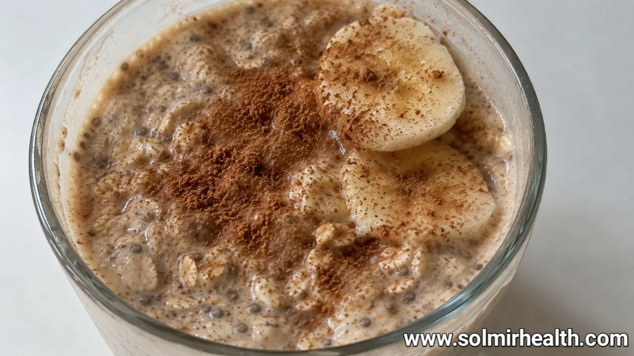 Healthy cinnamon overnight oats to start your day right