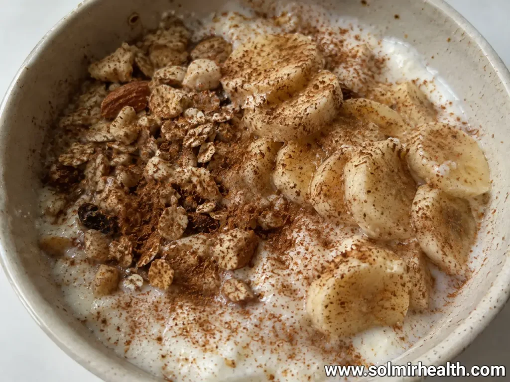 Healthy cinnamon yogurt bowl to start your morning right