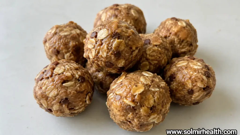  Healthy dessert snacks peanut butter oat bites
