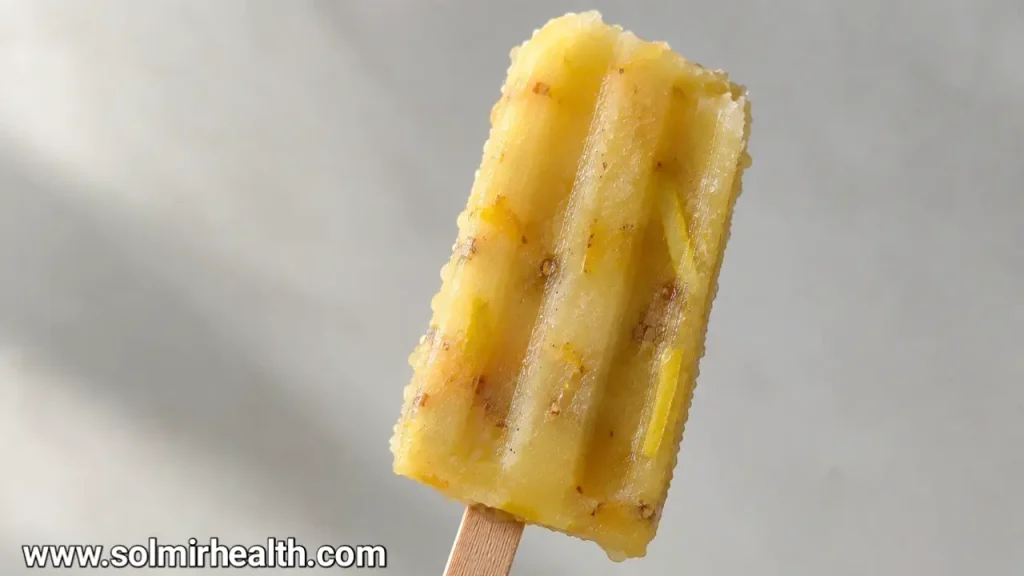 Healthy lemon ginger popsicle recipes with wholesome ingredients