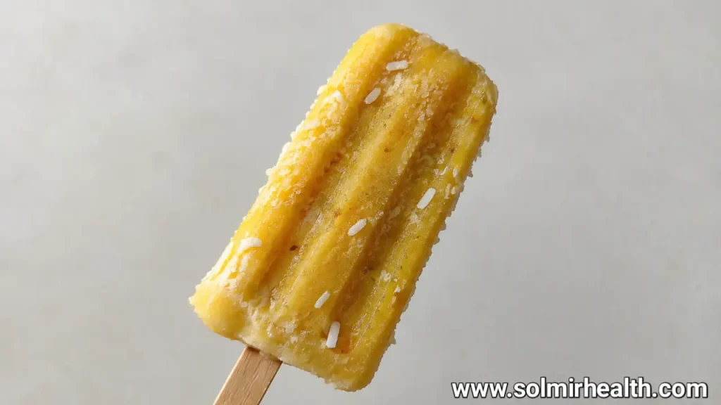 Healthy pineapple coconut popsicle recipes made with real ingredients