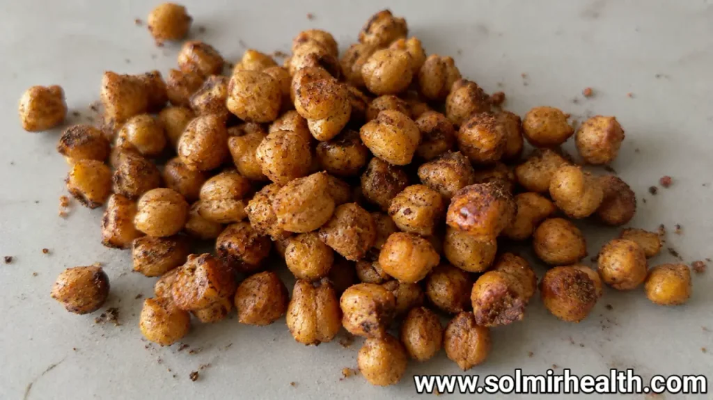 Healthy snack ideas roasted chickpeas recipe