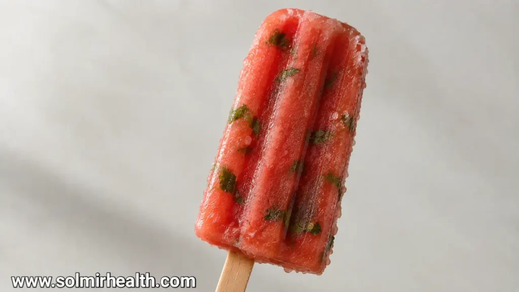 Healthy watermelon mint popsicle recipes using real ingredients