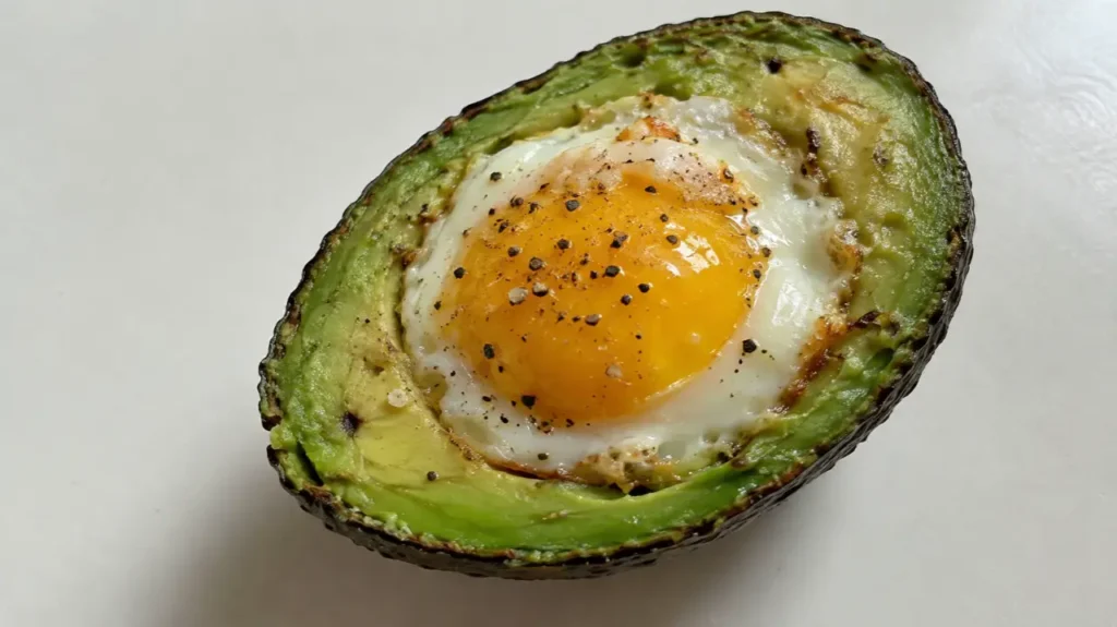 Avocado egg bowl low carb breakfast