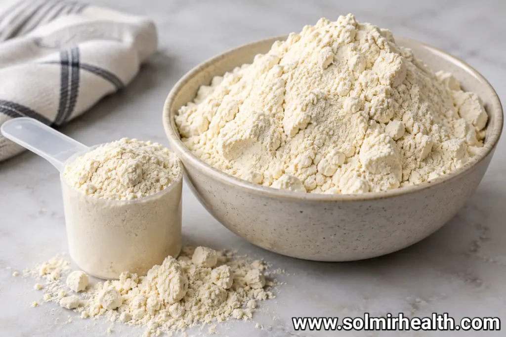 High protein casein protein, slow digesting dairy protein
