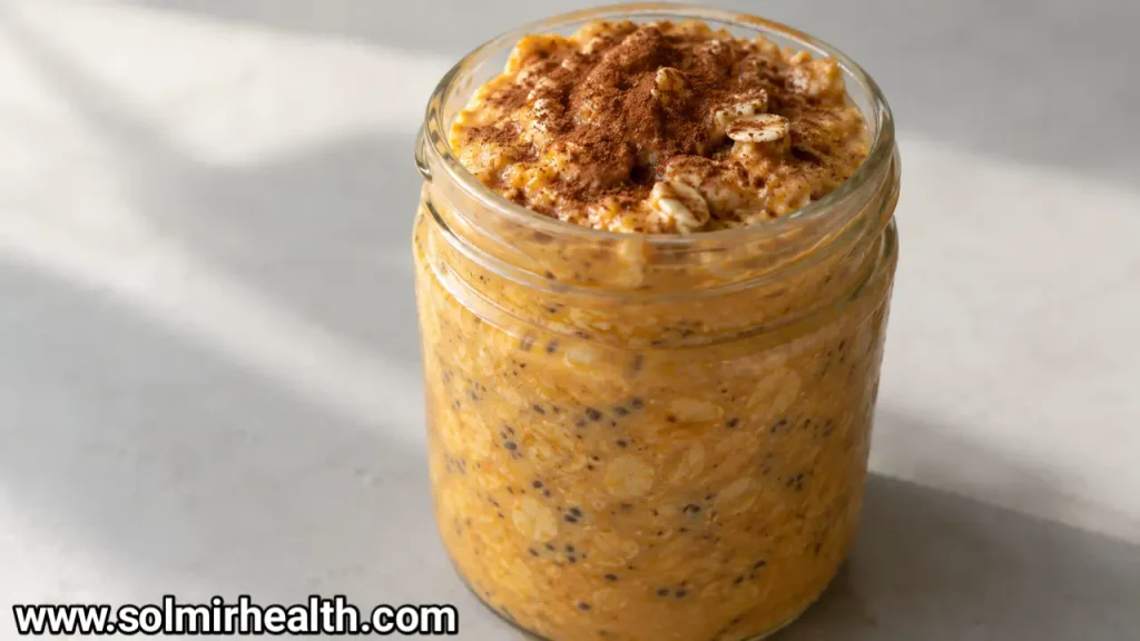 Pumpkin overnight oats recipe