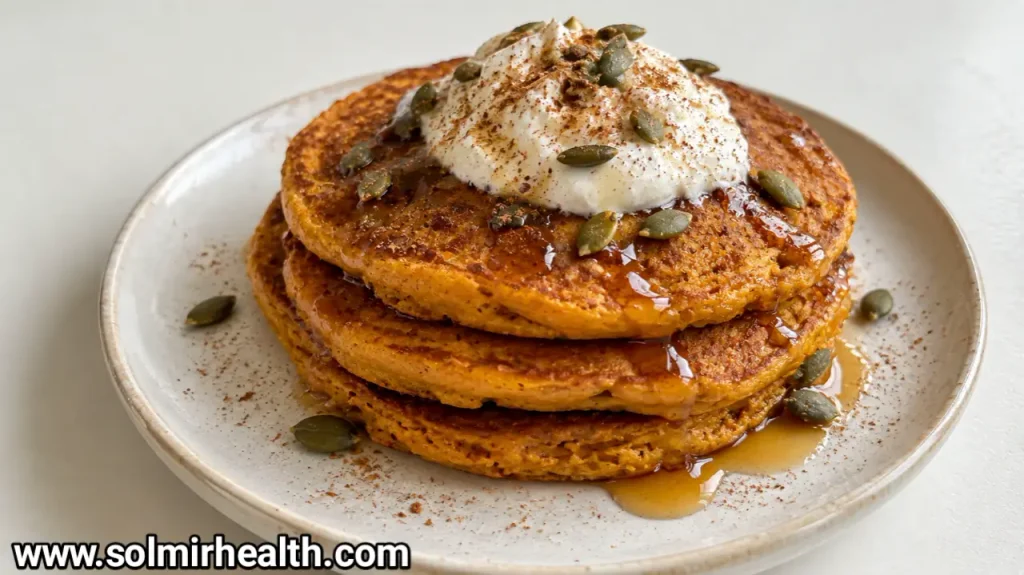 Healthy pumpkin pancakes recipe