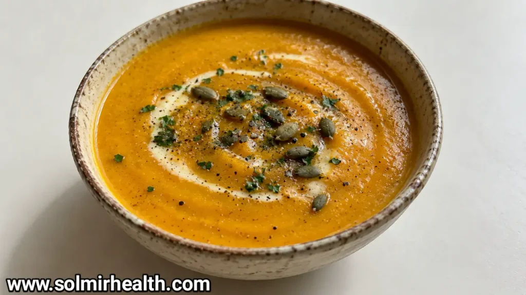 Healthy pumpkin soup recipe